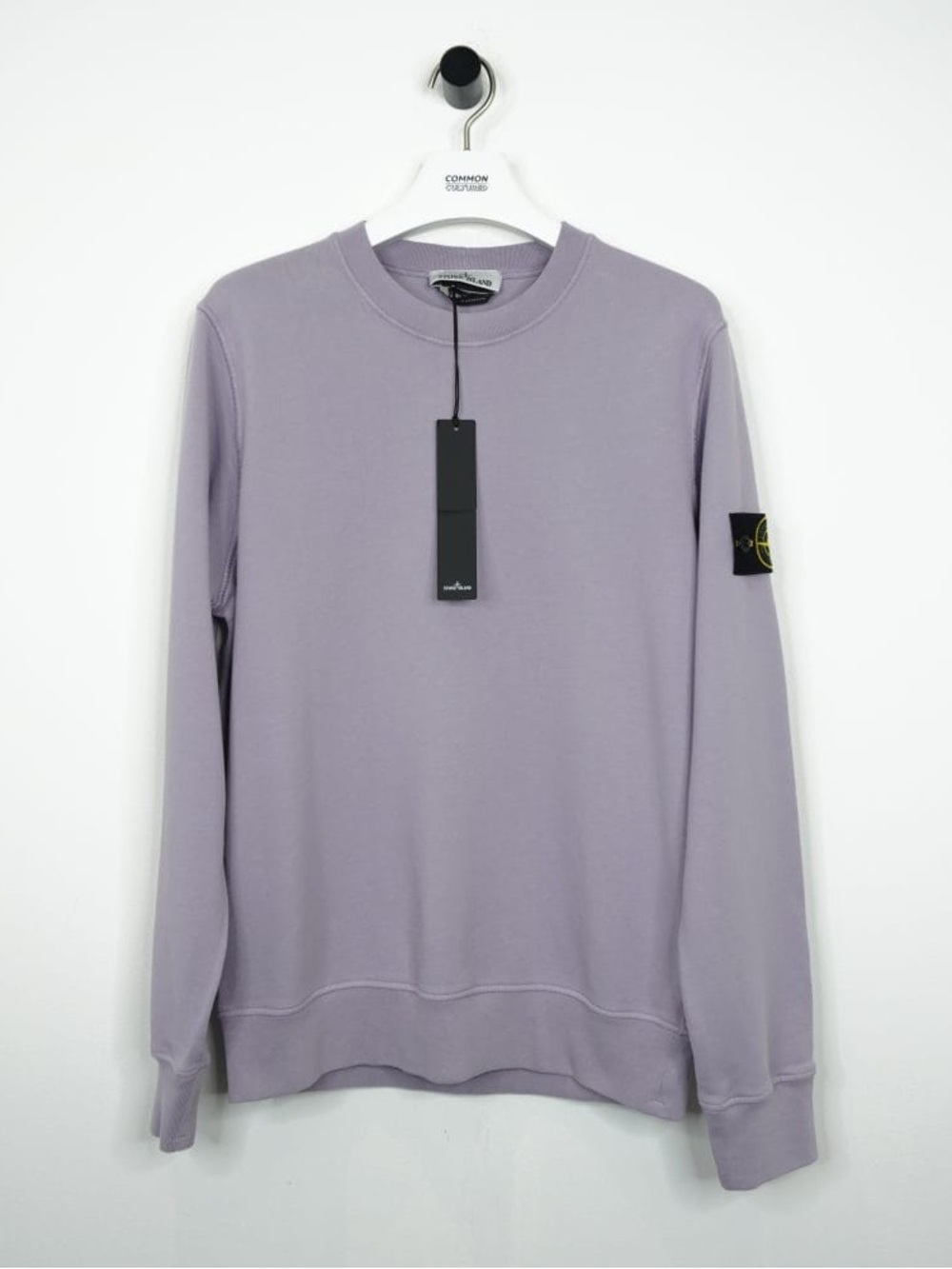 Stone Island Men’s Crewneck Sweater in Light Lavender